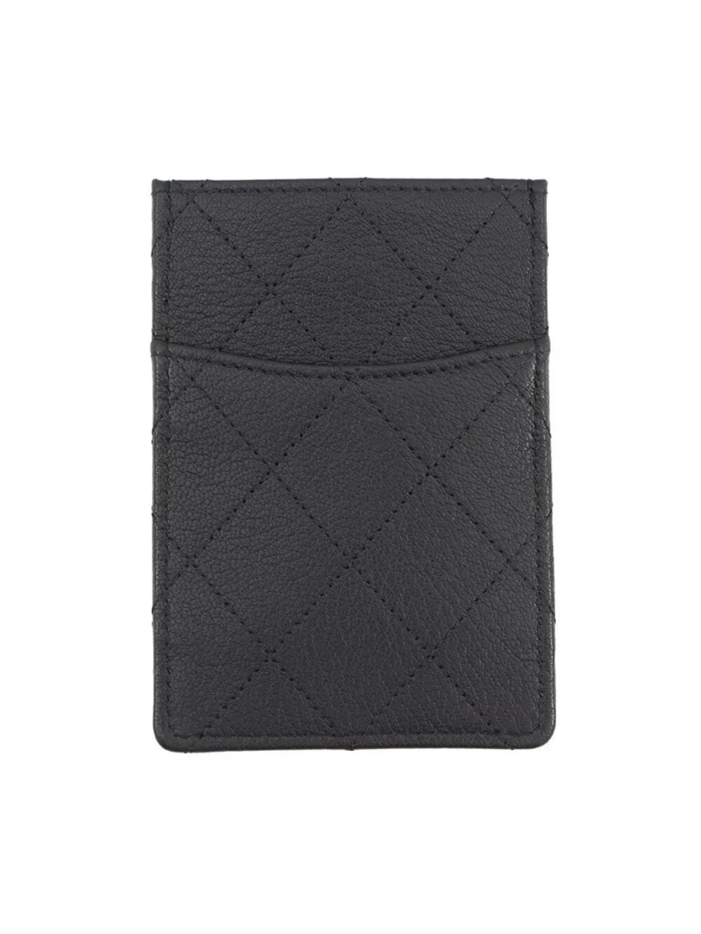Chanel Card Case Quilted CC Logo